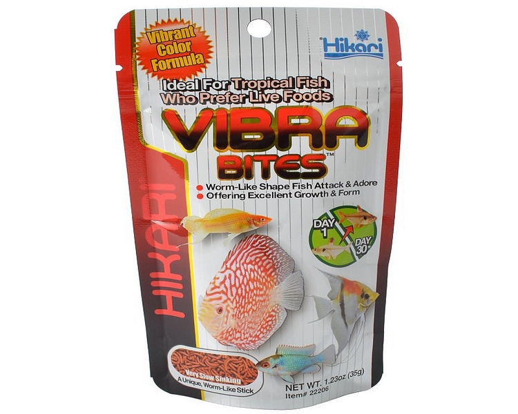 Hikari Vibra Bites - Very Slow Sinking Sticks - 125g